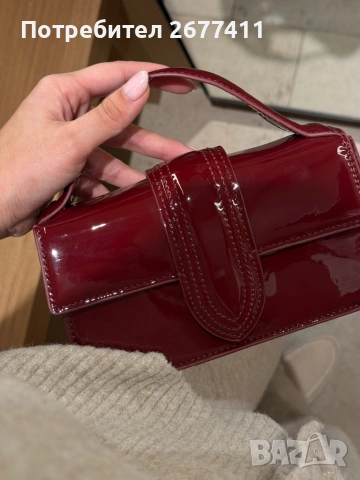 Червена мини чанта , снимка 4 - Чанти - 53276287
