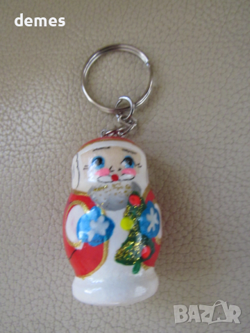 Сет ключодържатели-матрьошка от Русия-Дядо Мраз, 2 броя, снимка 4 - Колекции - 52529663