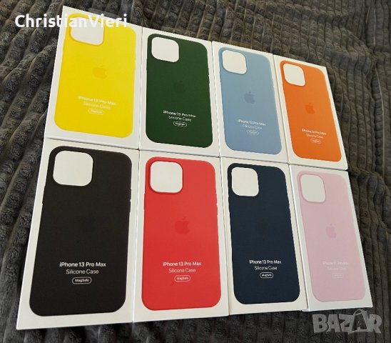 ПРОМО!!! iPhone 13 Pro Max original silicone case with MagSafe/кейс, снимка 1 - Калъфи, кейсове - 42228777