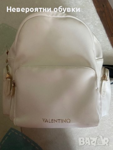 Раница Valentino бяла, снимка 2 - Раници - 41605438