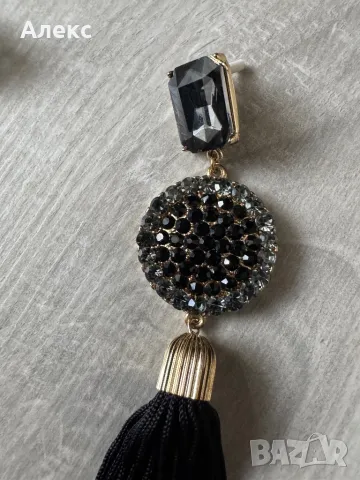 Обици с висулка, снимка 4 - Обеци - 49479185