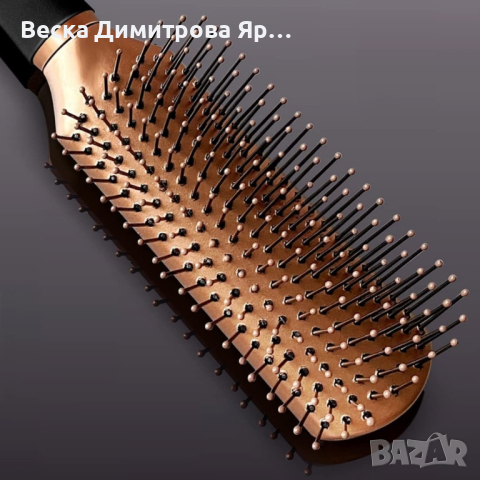 Антистатична четка за изправяне на коса със сешоар , снимка 4 - Аксесоари за коса - 44764912