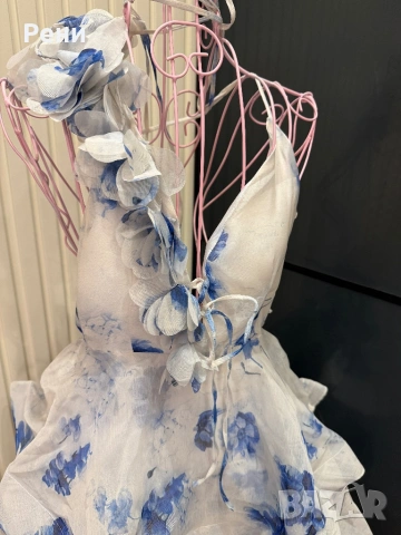 3D рокля с флорални мотиви, снимка 4 - Рокли - 53477508