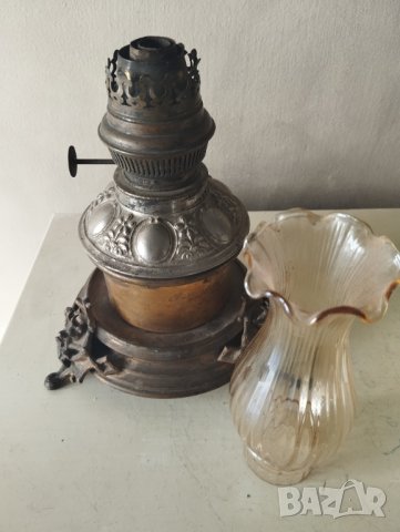 Стара газова /газена/ лампа, снимка 5 - Други ценни предмети - 41877110