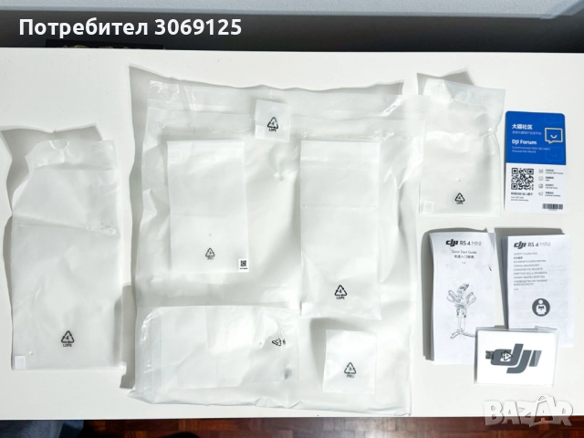 DJI RONIN RS 4 mini - Combo - разопакован и изпробван веднъж, снимка 3 - Камери - 52591179