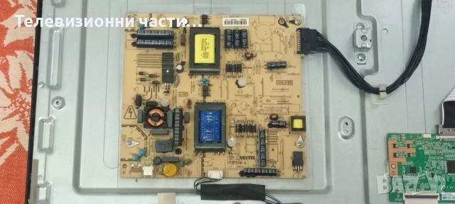 Finlux 40FLHYR160B с дефектен T-Con VES400UNES-02-B LSC400HM04-L01/17IPS19-4 V1 130612/17MB81-2 V1 , снимка 5 - Части и Платки - 51830768