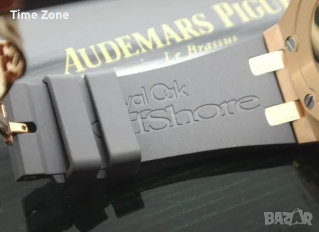 Audemars Piguet Royal Oak Offshore Chronograph 37mm Rose Gold Grey Diamond Дамски Различни Варианти, снимка 9 - Дамски - 48182946