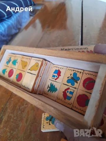 Старо Картинно Домино #2, снимка 5 - Други ценни предмети - 50058715