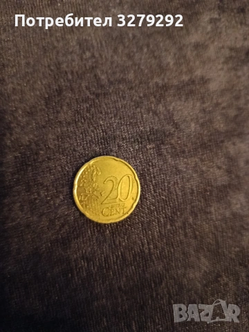 Много Рядка евро монета