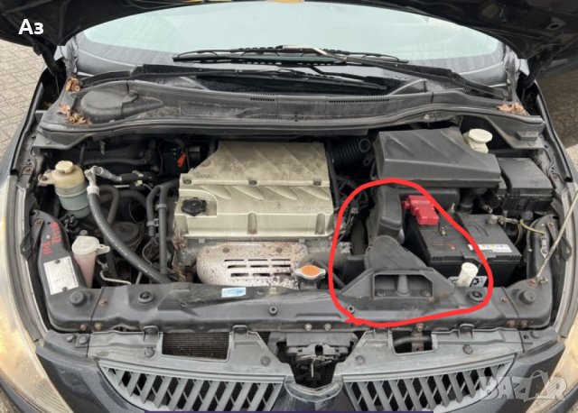 Mitsubishi Grandis 2.4 шнорхел вход кутия въздушен филтър мицубиши грандис