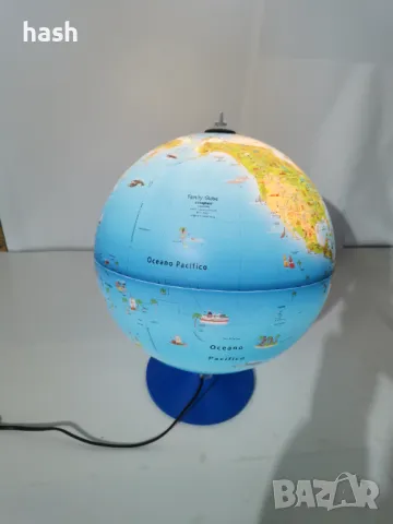 Нощна лампа Глобус /Карта на света/ - италианска версия, снимка 9 - Детски нощни лампи - 48440567