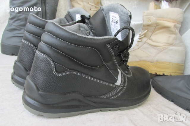 НОВИ ВОДОУСТОЙЧИВИ,професионални работни зимни обувки,боти,44-45,SAFETY my PROJEKT® S3,естеств. КОЖА, снимка 17 - Мъжки боти - 36081180