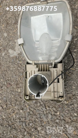 Лампа улична осветление Голяма улично Лампи плафон лед крушка, снимка 3 - Външни лампи - 51052298