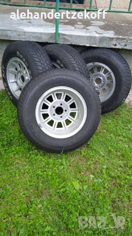 Гуми с джанти р215/75/15  100 S m+s  за Cherokee, снимка 4 - Гуми и джанти - 41322630