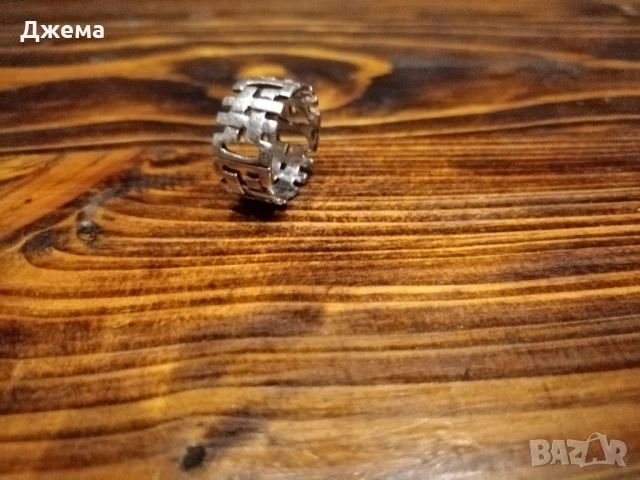 Сребърен пръстен , снимка 3 - Пръстени - 50930841
