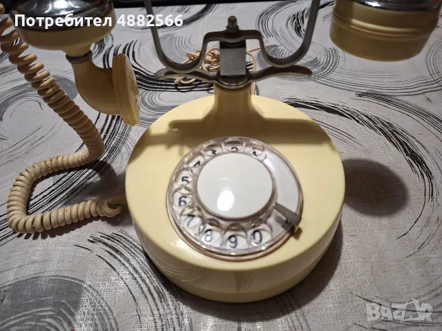 Ретро руски телефон, снимка 5 - Антикварни и старинни предмети - 55849215