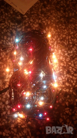 Коледни лампички Цветных микроламп - 50000 часов работы - Гирлянда Электрическая, снимка 9 - Декорация за дома - 51436847