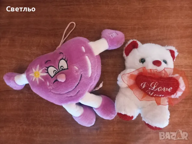 Плюшени играчки Мече и Сърце говорещо