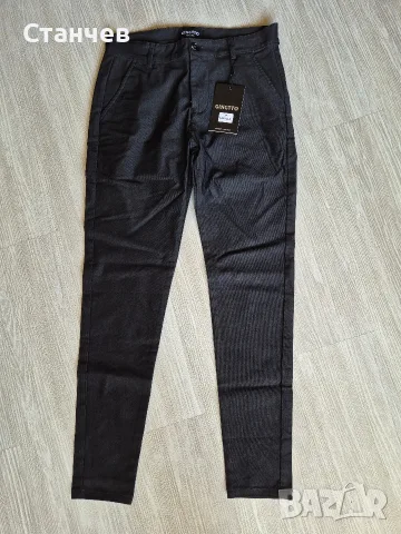 Лот от 3 бр. мъжки панталони и дънки (UNIQLO, GINGTTO, QHP) – Размер S / W30, снимка 5 - Дънки - 55854005