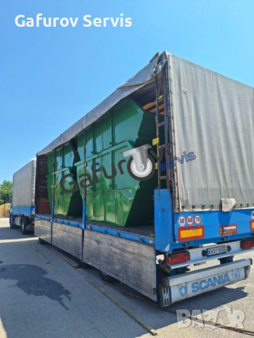 Метален контейнер за строителни отпадъци 5,5 м³ - усилен, стандарт DIN 30720-1, снимка 5 - Друго - 52273535