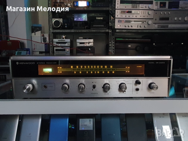 Ресийвър Kenwood KR-2200 В отлично техническо и визуално състояние. Радиото е с понижена чувствителн, снимка 3 - Ресийвъри, усилватели, смесителни пултове - 50791330