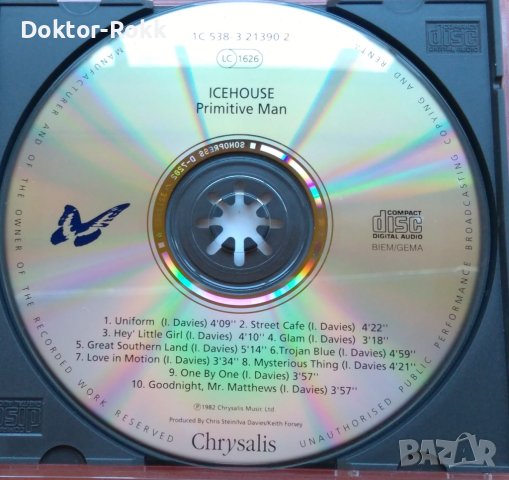 Icehouse – Primitive Man (CD) 1982, снимка 3 - CD дискове - 40879777