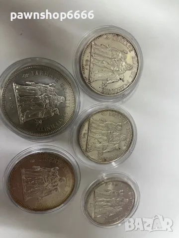 Сребърни монети Херкулес 10 и 50 francs, снимка 6 - Нумизматика и бонистика - 48036315