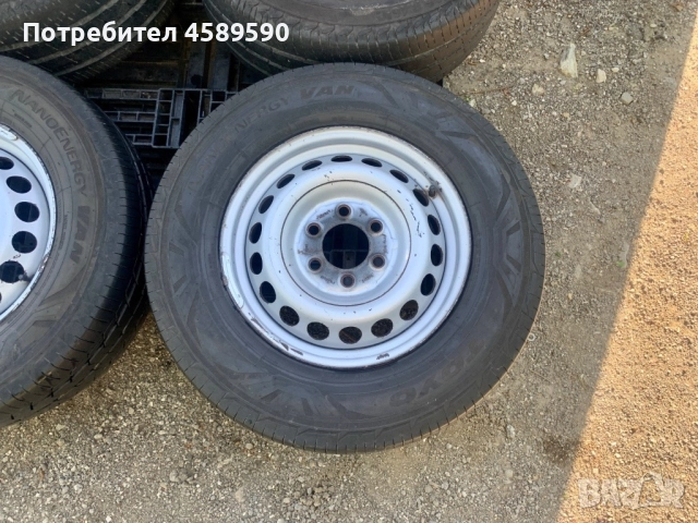4бр.Оригинални джанти + ГУМИ 235/65/16C 16цола 6x130 за Mercedes Sprinter(2006-2024),Vw Crafter(2006, снимка 4 - Гуми и джанти - 51808913