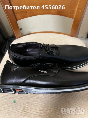 Обувки мъжки кожени 48номер, снимка 3 - Официални обувки - 51272240
