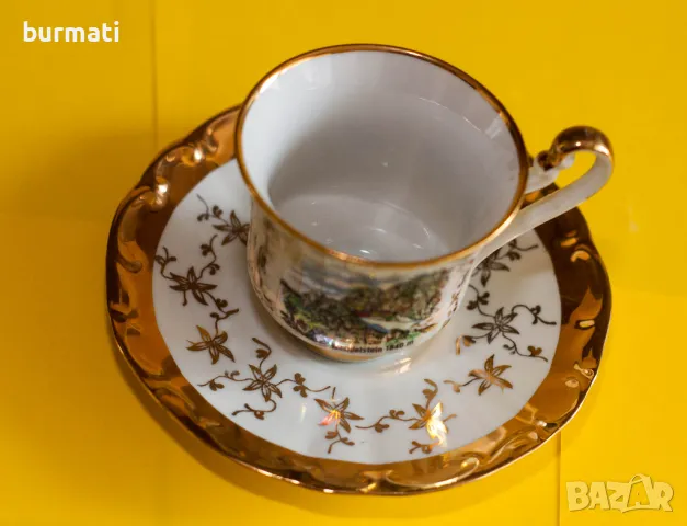 Колекционерска чашка за кафе от  Баварски порцелан, снимка 3 - Антикварни и старинни предмети - 48890068