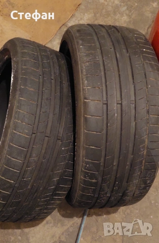 2броя летни гуми 235/35/19 continental contisport contact 5p 