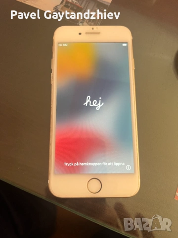 Продавам запазен работещ iPHONE7-128GB