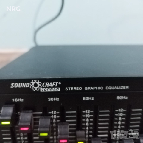 Sound Craft Conrad Stereo Graphic Equalizer, снимка 5 - Еквалайзери - 52517050