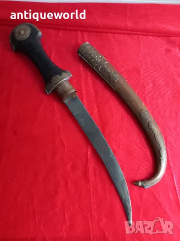 Голяма Стара Кама КУМАЯ , Ханджар, снимка 4 - Антикварни и старинни предмети - 48131104