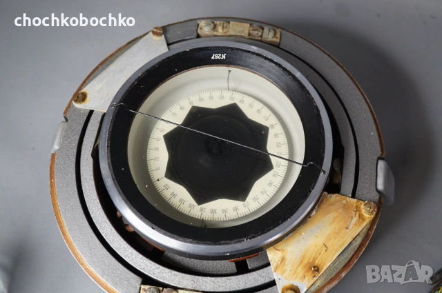 Стар Руски корабен компас КМ100-М3, снимка 5 - Антикварни и старинни предмети - 53242600