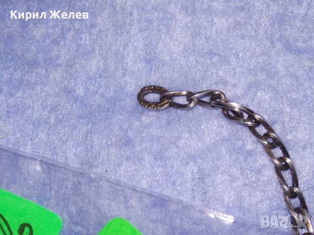 СТАРА СРЕБЪРНА РЕТРО АР ДЕКО ГРИВНА СРЕБРО 800 РЪЧНА МАЙСТОРСКА ИЗРАБОТКА 32132, снимка 8 - Гривни - 40475762