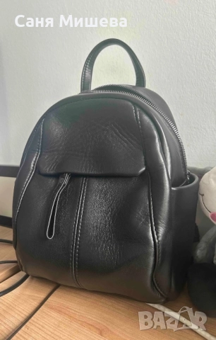 Раница от естествена кожа