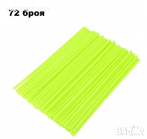 СЛАМКИ ЗА СПИЦИ 72 БР.- син, жълт,НЕОН- 2546, снимка 10 - Аксесоари и консумативи - 32224439