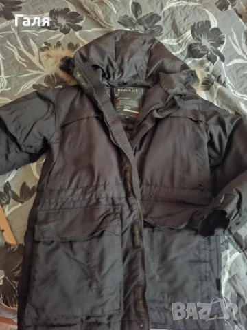 Зимно яке/става за планина/ с естествен косъм на качулката, снимка 7 - Якета - 51166899