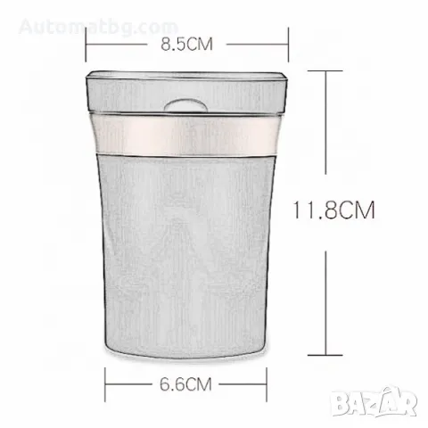 Комплект пепелник със запалка за кола Automat, Черен със златисто, снимка 9 - Аксесоари и консумативи - 48693345