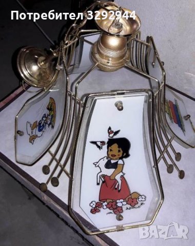 Стъклен лампион за детска стая, снимка 2 - Лампиони - 44386981
