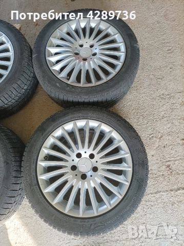 джанти Мерцедес (w212) е класа с гуми245/45/17, снимка 5 - Гуми и джанти - 52471685