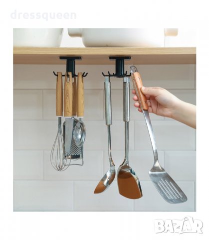 3020 Висяща закачалка за кухненски прибори , въртяща се, снимка 4 - Други стоки за дома - 34257249
