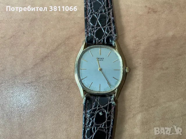 Японски кварцов часовник с кутия - Сейко/ Seiko, снимка 4 - Мъжки - 49964277