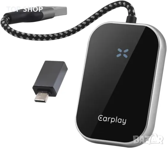 Безжичен адаптер Carplay, безжичен адаптер Plug and Play Android Auto, 5,8 GHz WiFi, снимка 5 - Аксесоари и консумативи - 49437196