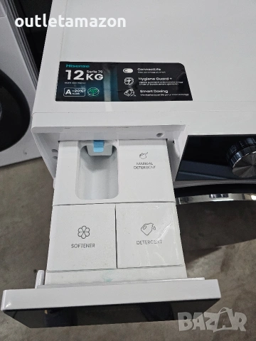 Hisense WF7S1247BW перална машина Предно зареждане 12 кг , снимка 6 - Перални - 53222557