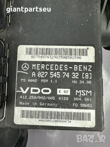 ECU Компютър Двигател за Мерцедес Mercedes-benz W168 A0275457432, снимка 2 - Части - 49305510