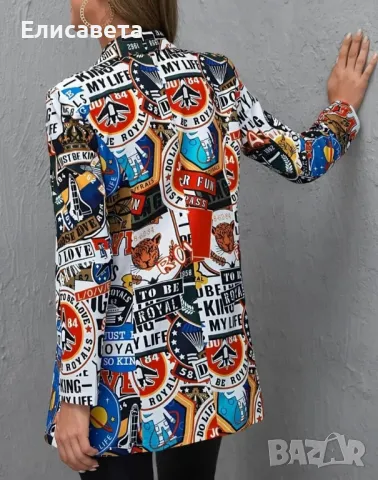 Дамски модерен блейзър , снимка 3 - Якета - 49542701