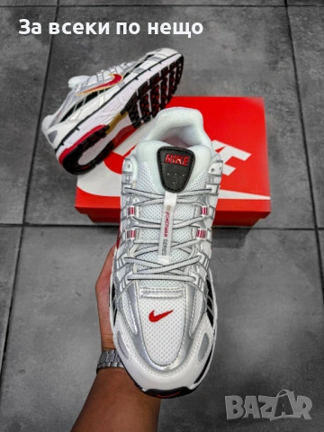 Nike P6000 White/Red/Gold Мъжки Маратонки С Кутия👟Мъжки Спортни Обувки Код S445, снимка 6 - Маратонки - 53803145