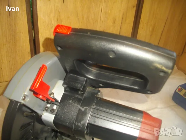 НОВА ОЛЕКОТЕНА НЕМСКА ПРОФЕСИОНАЛНА ПЕНДУЛА ПОВДИГАЩ ЦИРКУЛЯР MEISTER 1200 ВАТА ф210мм 2014г., снимка 10 - Други инструменти - 48708085